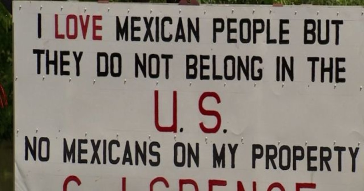 Anti Mexican Sign Draws Fire